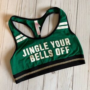 PINK Festive Holiday Bra Small